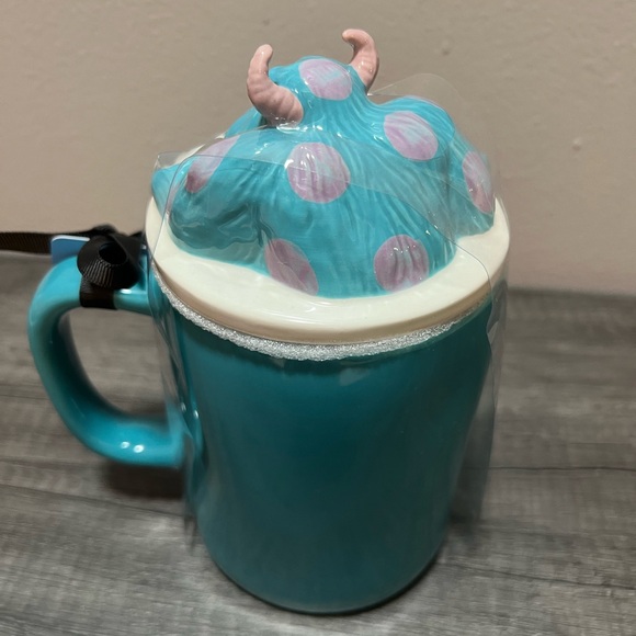 Rae Dunn monster sulley mug, ceramic sulley jar with lid - Picture 4 of 5